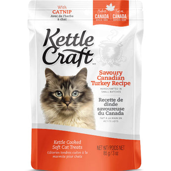 Kettle Craft Savoury Canadian Turkey Cat Treats 85g