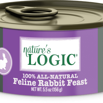 NATURE’S LOGIC – Feline Rabbit Feast 5.5oz (NEW)