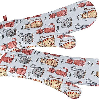 Spotted Dog Oven Mitts - Cats SALE