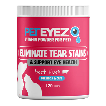Pet Eyes Beef Food Topper Vitamin Powder 190 Scoops