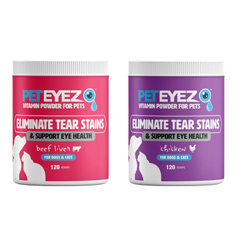 Pet Eyes Beef Food Topper Vitamin Powder 190 Scoops