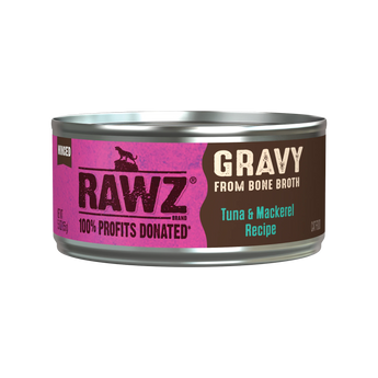 RAWZ® Gravy From Bone Broth Tuna & Mackerel Recipe Wet Cat Food 5.5oz