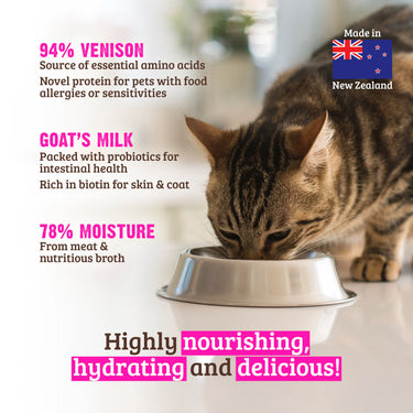Rawz New Zealand Venison with Goats Milk Cat Food