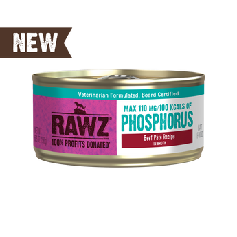 Rawz Phosphorus Beef (in broth) 5.5 oz