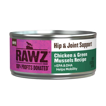 RAWZ® Hip & Joint Chicken & Green Mussels Wet Cat Food 5.5oz