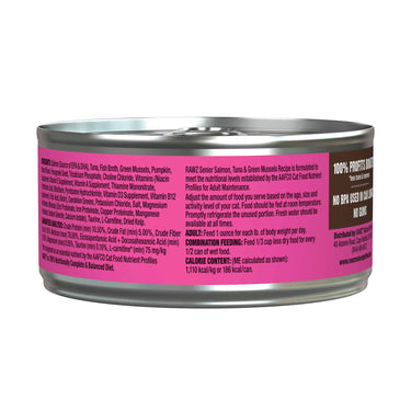 RAWZ® Senior Salmon, Tuna & New Zealand Green Mussels Wet Cat Food 5.5oz