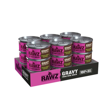 RAWZ® Gravy From Bone Broth Chicken & Chicken Liver Recipe Wet Cat Food 5.5oz