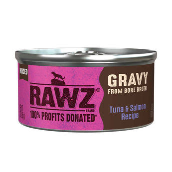 RAWZ® Gravy From Bone Broth Tuna & Salmon Recipe Wet Cat Food 5.5oz