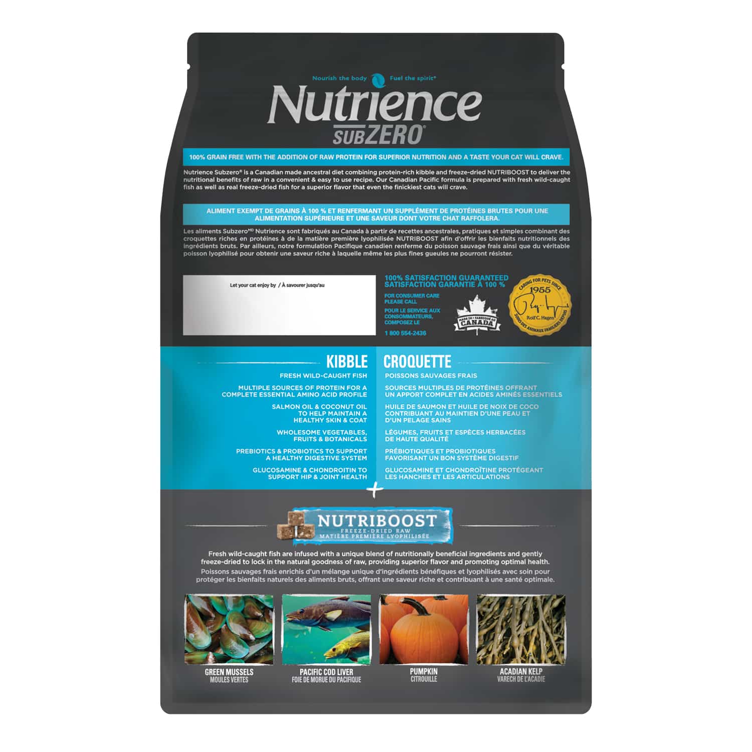 Nutrience SubZero Canadian Pacific – High Protein Cat Food – Cats