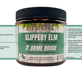 Livstrong Slippery Elm Dog & Cat Health Support 100 gm