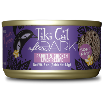 Tiki Cat® After Dark™ Pâté Rabbit & Chicken Liver Recipe Wet Cat Food 3 oz