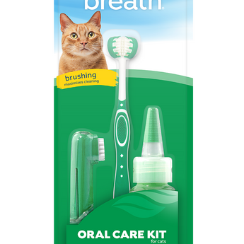 TropiClean Fresh Breath Oral Care Kit for Cats 2oz