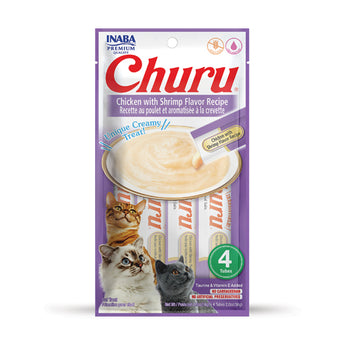Inaba Cat Churu - Purées - Chicken with Shrimp Flavour Recipe