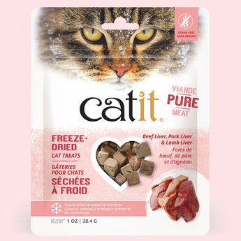 Catit Freeze-Dried Raw Treat, Beef, Pork & Lamb Liver, 28.4 g