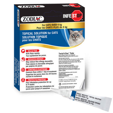 Zodiac Infestop Topical Flea Adulticide for Cats