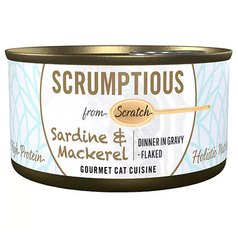 SCRUMPTIOUS FROM SCRATCH Sardines & Mackeral Cat food 79g