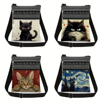 Crossbody Bag for Cat Lovers