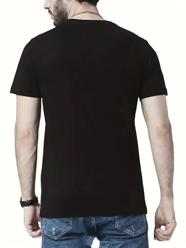 Men's/Unisex T-Shirt "Cat Dad" Black (NEW)