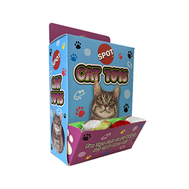 Spot® Plush Colored Mice Cat Toy *Single Mouse