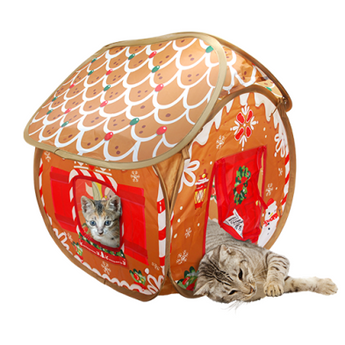 Kong® Play Spaces Gingerbread Bungalow Cat Toy