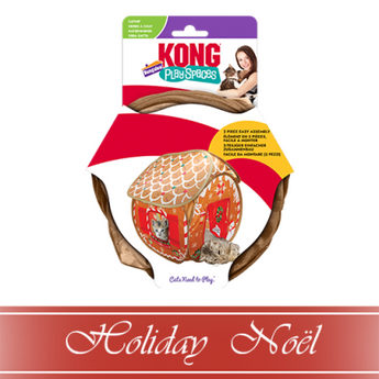 Kong® Play Spaces Gingerbread Bungalow Cat Toy