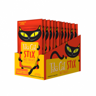 Tiki Cat® STIX™ Salmon in Creamy Gravy Cat Treat 3oz (NEW)