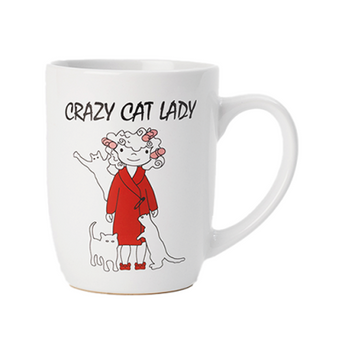 PETRAGEOUS  MUG Crazy Cat Lady 24 oz