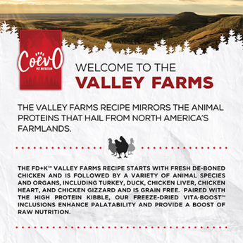 CoevO™ The Hinterlands Valley Farms FD+K™ Chicken, Turkey & Duck Recipe for Cats (NEW)