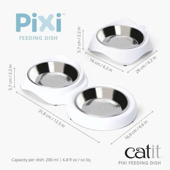 Catit PIXI Feeding Dish (double dish or single)