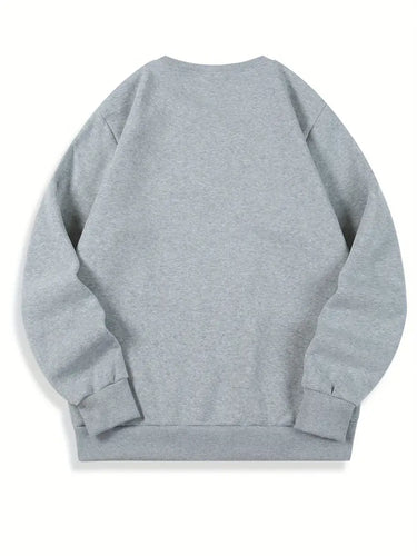 Men's/Unisex Sweatshirt "Catnip Made Me Do It" Grey SALE