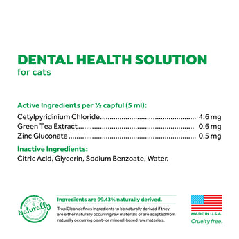 Tropiclean Fresh Breath Oral Care Water Additive for Cats