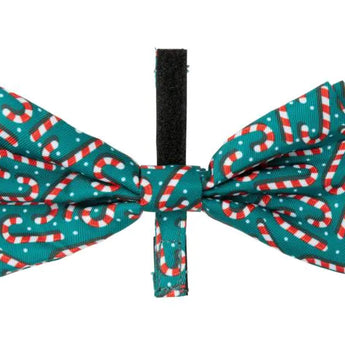 FuzzYard Candy Cane Green Bowtie