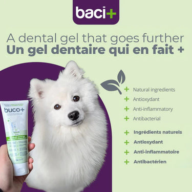 Baci Oral Health Buco+ Dental Gel - 115g Tube