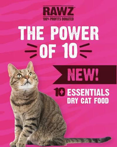 RAWZ® 10+ Essentials Turkey, Salmon & Dehydrated Whitefish Dry Cat Food 1.75 lbs