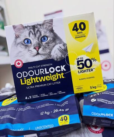 Odourlock Lightweight Slightly Scented Clumping Litter Cat 5 kg