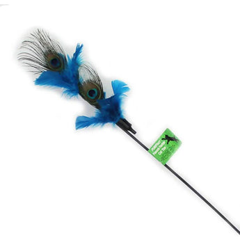 PURRfect Peacock Feather Cat Toy
