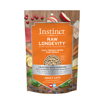 Instinct Longevity Freeze Dried Raw Meals Adult Cod And Beef Cat 9.5oz