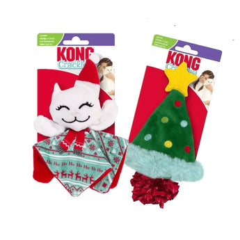 Kong® HOLIDAY Crackles Kitty Cat Toy
