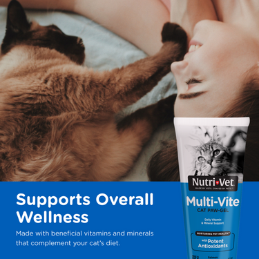 Nutri-Vet® Multi-Vite Paw-Gel For Cats 3 oz Salmon