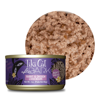 Tiki Cat® After Dark™ Pâté Rabbit & Chicken Liver Recipe Wet Cat Food 3 oz