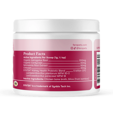 Fera Pets – Kidney Support for Cats – 60 scoops (60g)