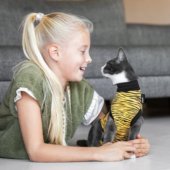 Suitical Recovery Suit Cat Tiger Print (NEW)
