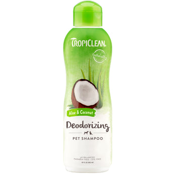 Tropiclean Deodorizing Shampoo Aloe & Coconut 20 oz