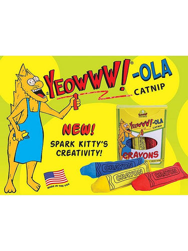 Yeowww Ola Crayon 3 Crayons Per Box Cat 1pc