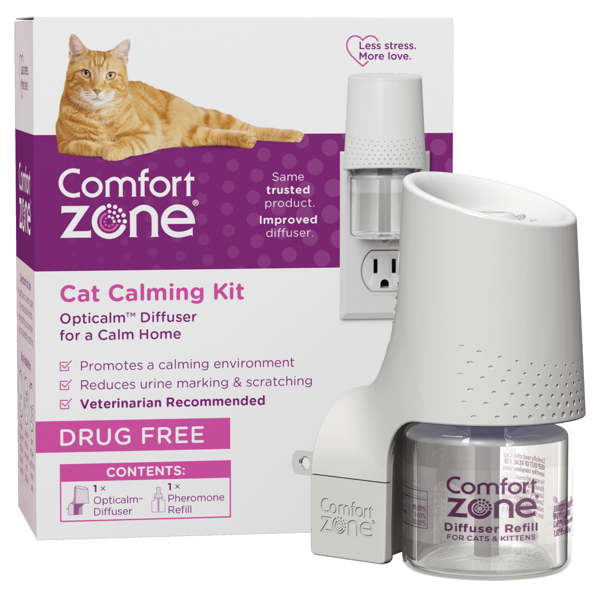 Comfort Zone Calming Diffuser For Cats - Cats Paradise