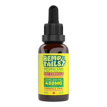 Hemp 4 Tails Cat Formula – 450mg – 30ml – Salmon Flavour (NEW) - Cats Paradise