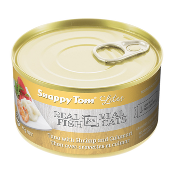 Snappy Tom - Lites Canned Cat Food - Tuna with Shrimp and Calamari - Cats Paradise