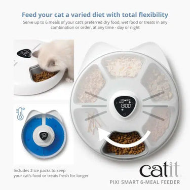 Catit PIXI Smart 6-meal Feeder - Cats Paradise