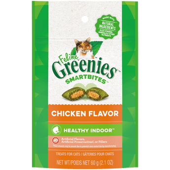 Feline Greenies Smartbites Healthy Indoor Chicken