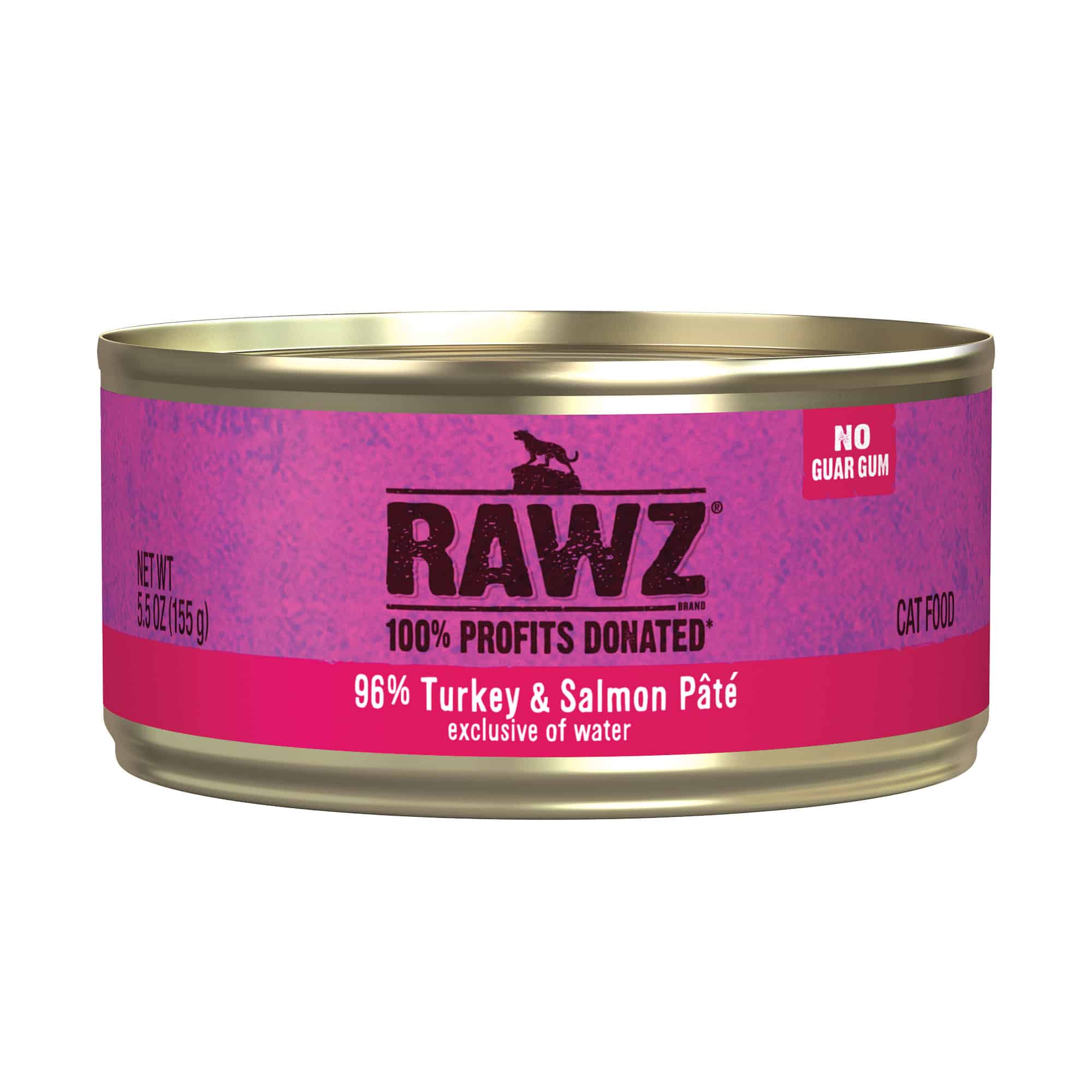 Rawz 96% Turkey & Salmon Pate Cat Food 5.5oz (8% Case Discount) - Cats Paradise